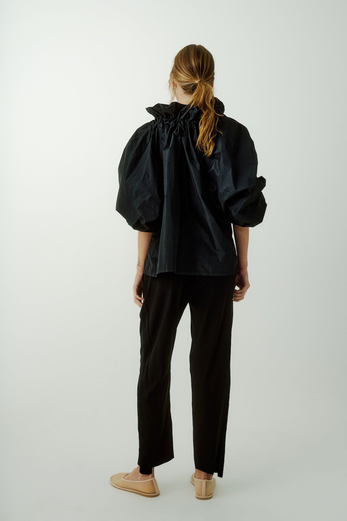 BEAUTIFUL MESS | black taffeta