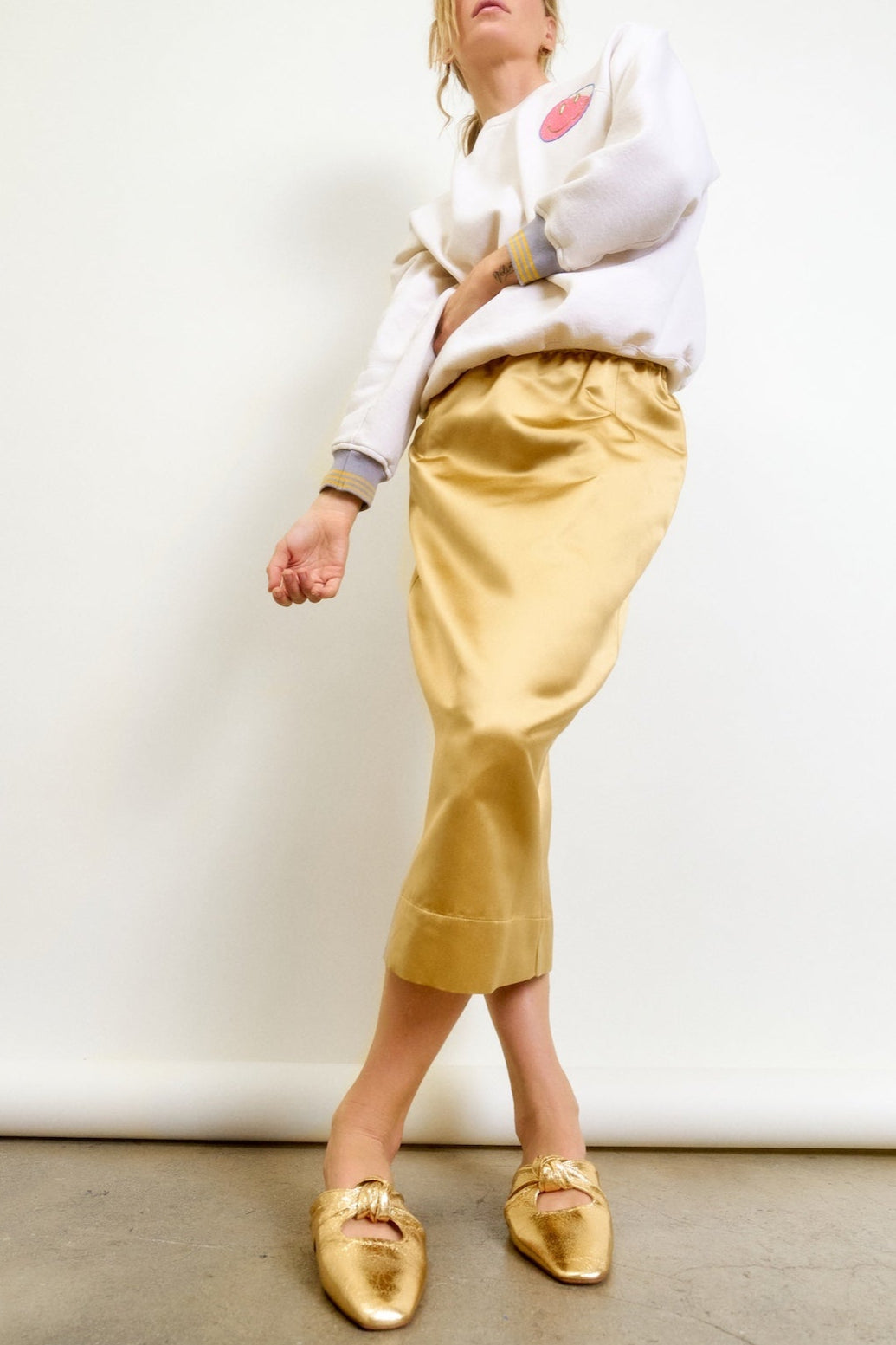LE PENCIL | silk satin
