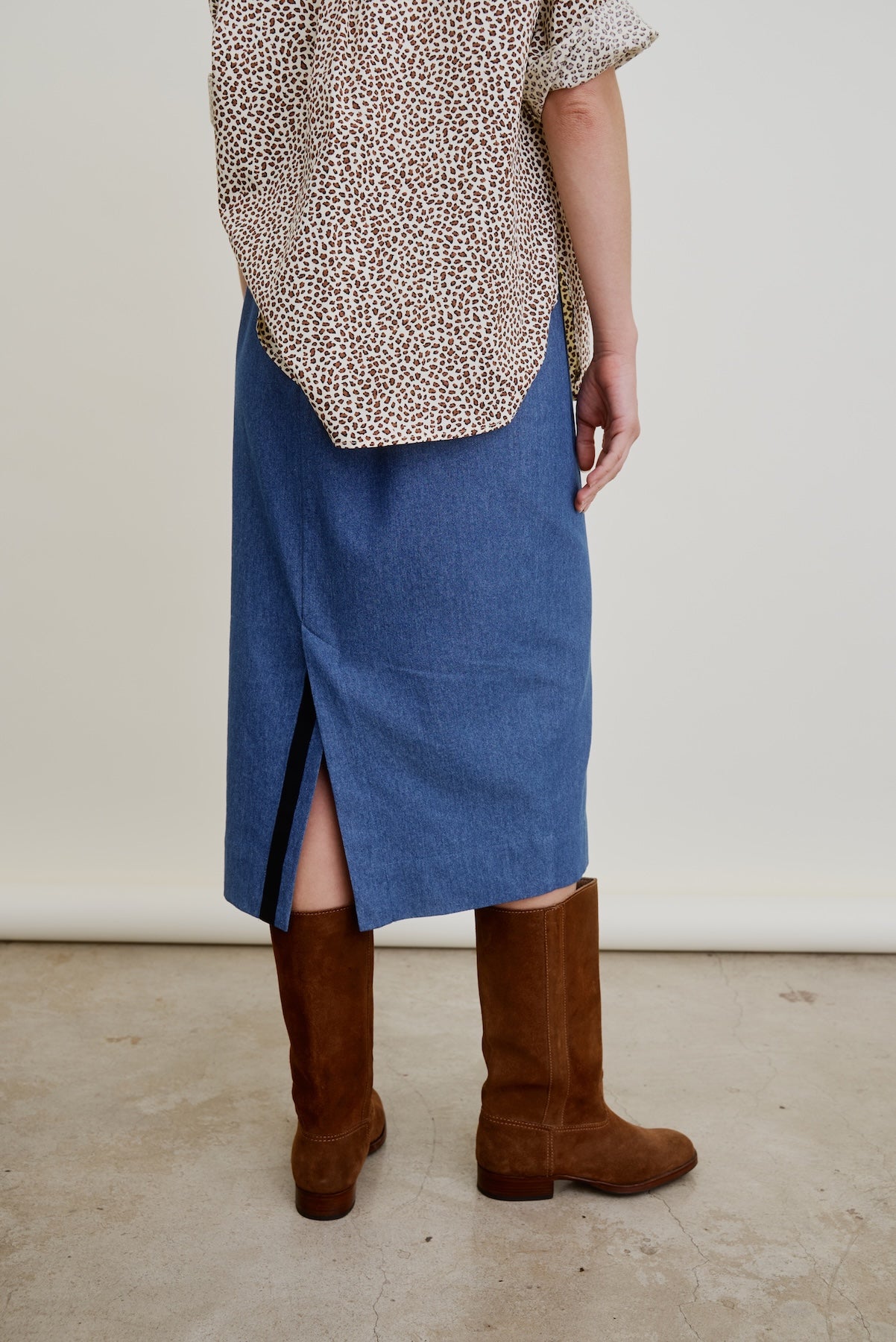 LE PENCIL | washed denim