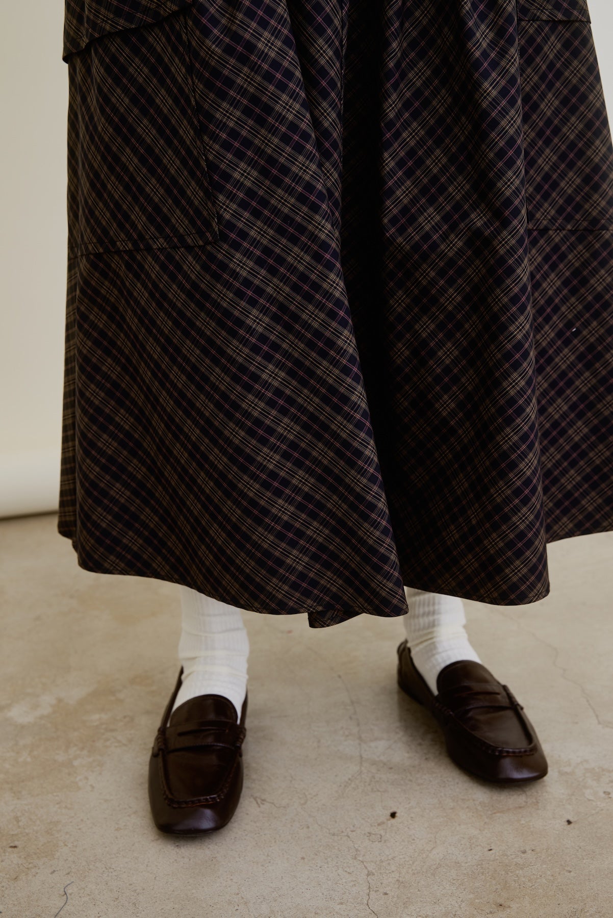 LE CARGO | black w/brown plaid