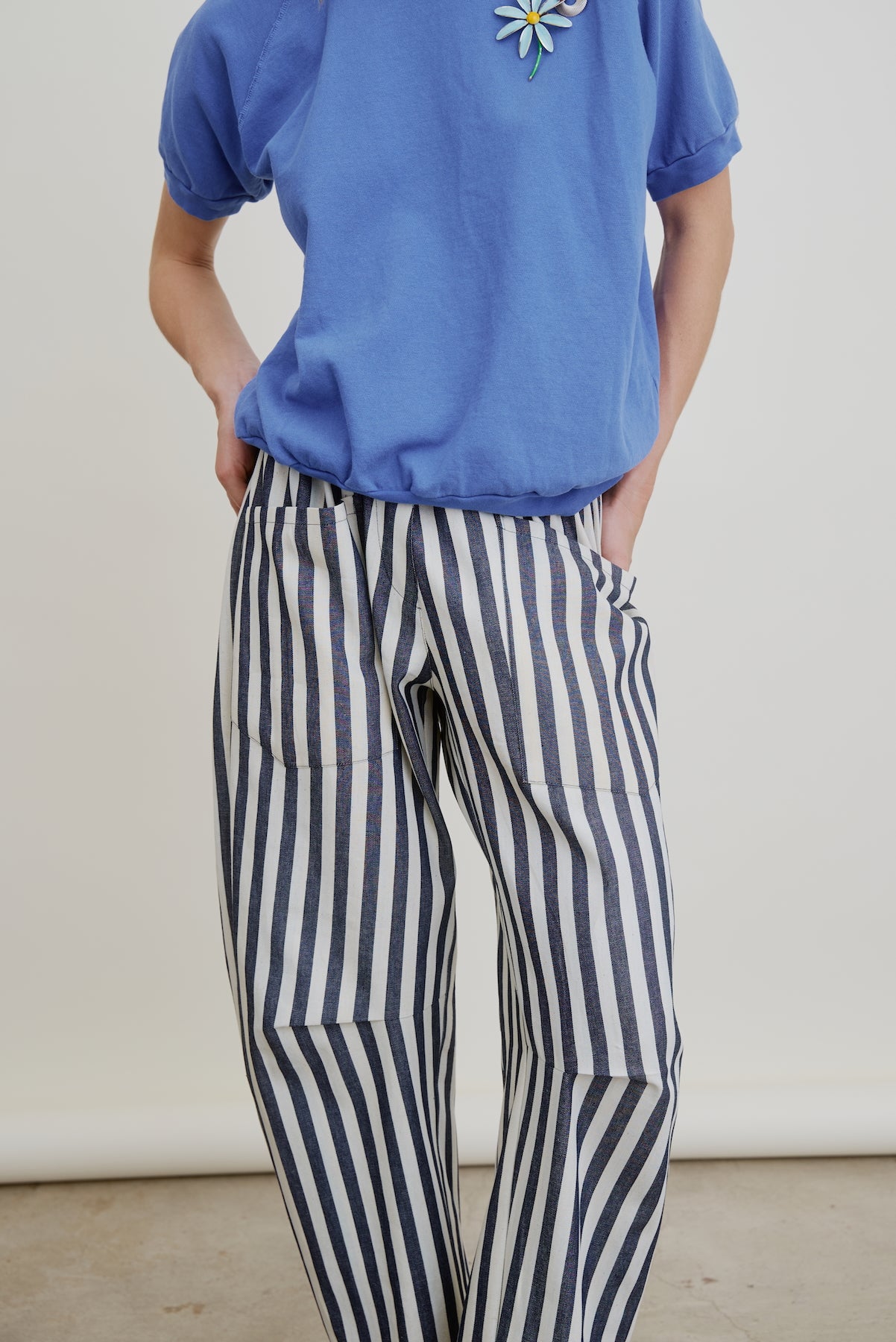 MARTINI PANT | denim stripe