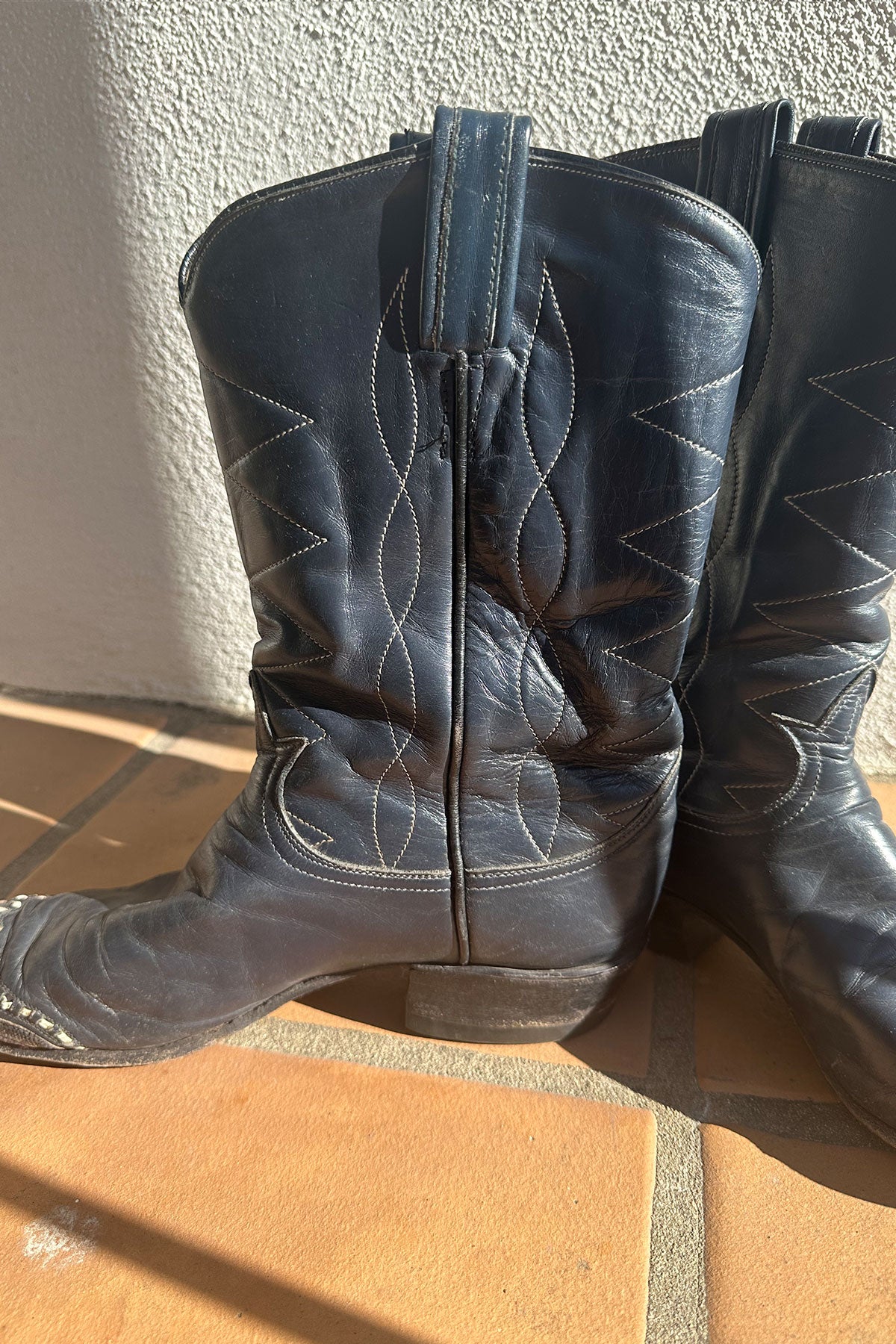 VINTAGE TONY LAMA COWBOY BOOTS | emilia teju w/ lizard tip