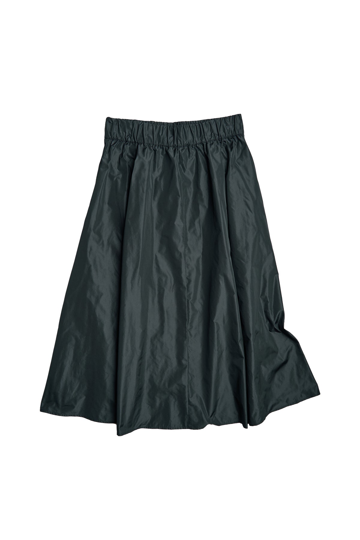 LE SKIRT | black nylon taffeta