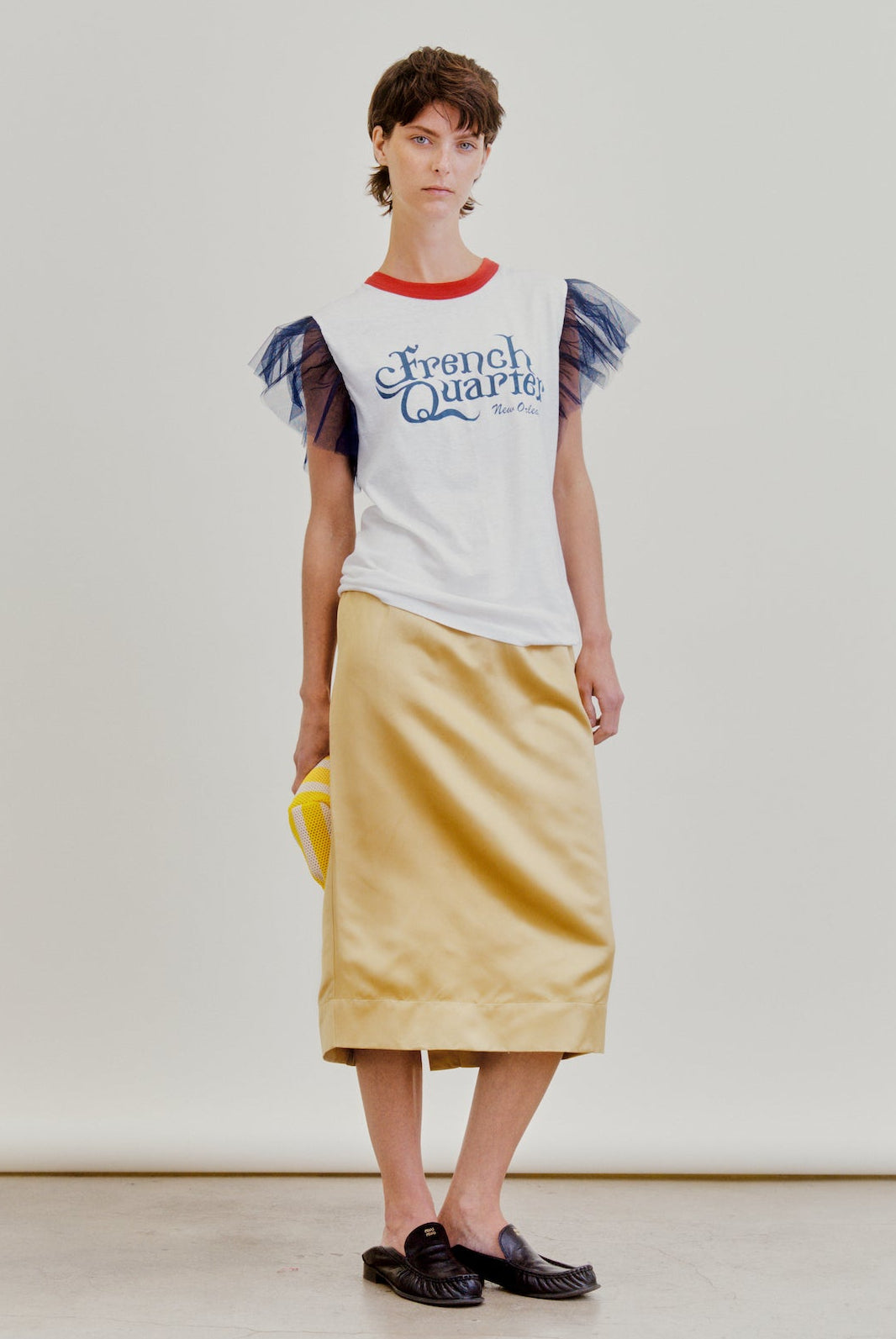 LE PENCIL | gold satin