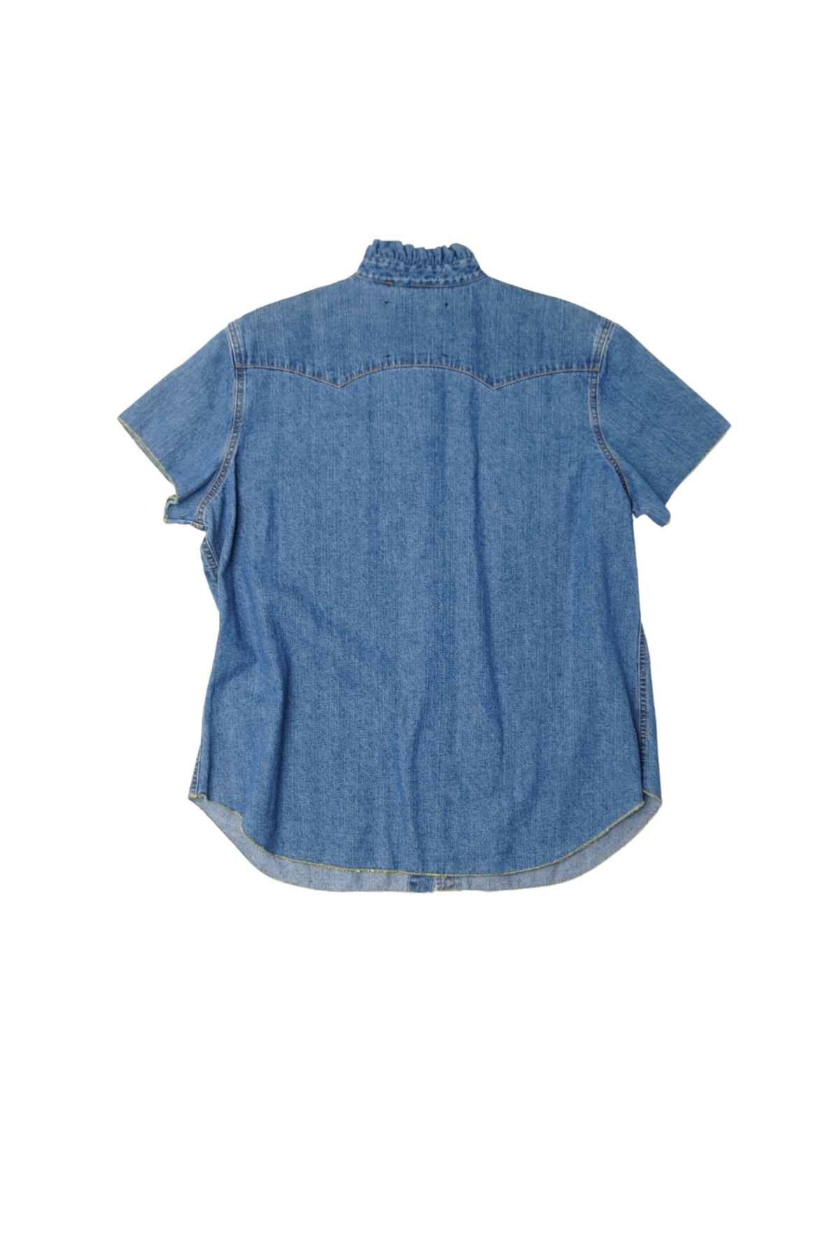 WILLIE| ruffle neck denim #1