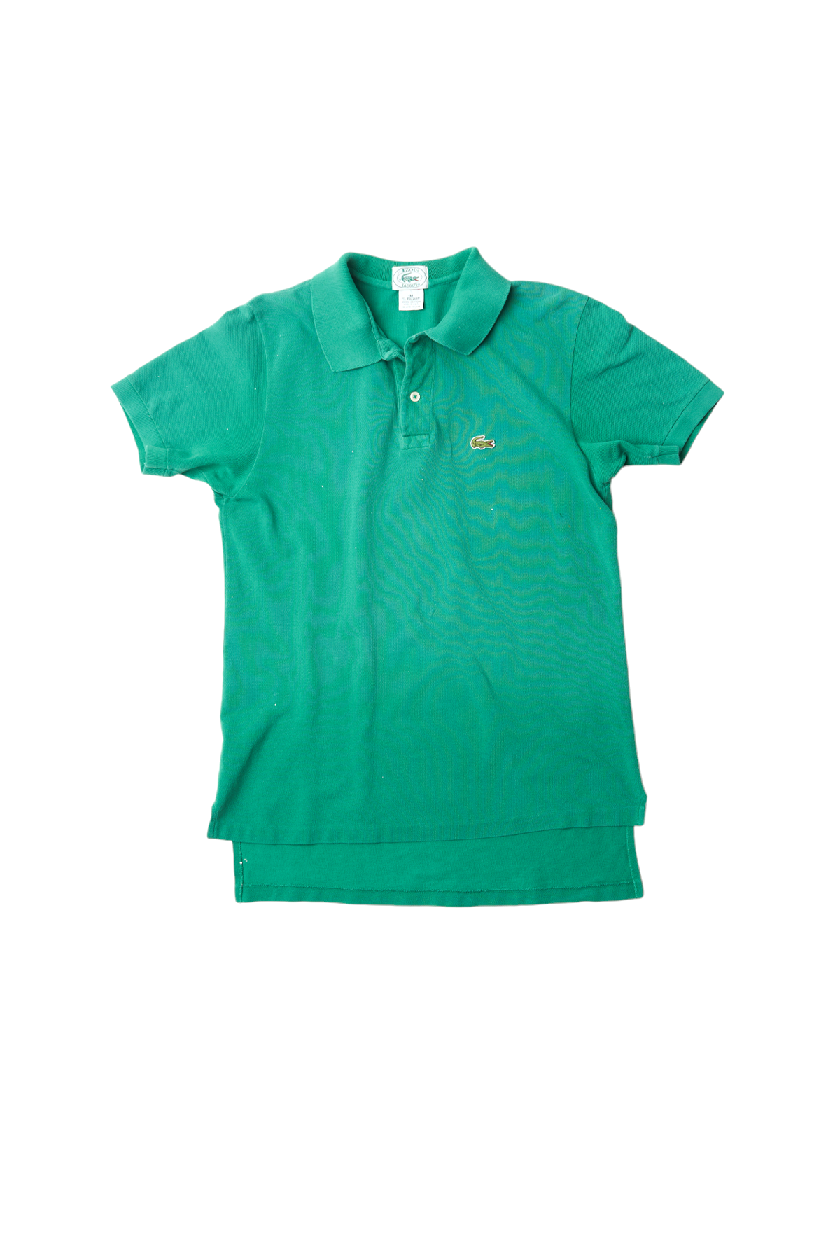 VINTAGE POLO lacoste splatter green