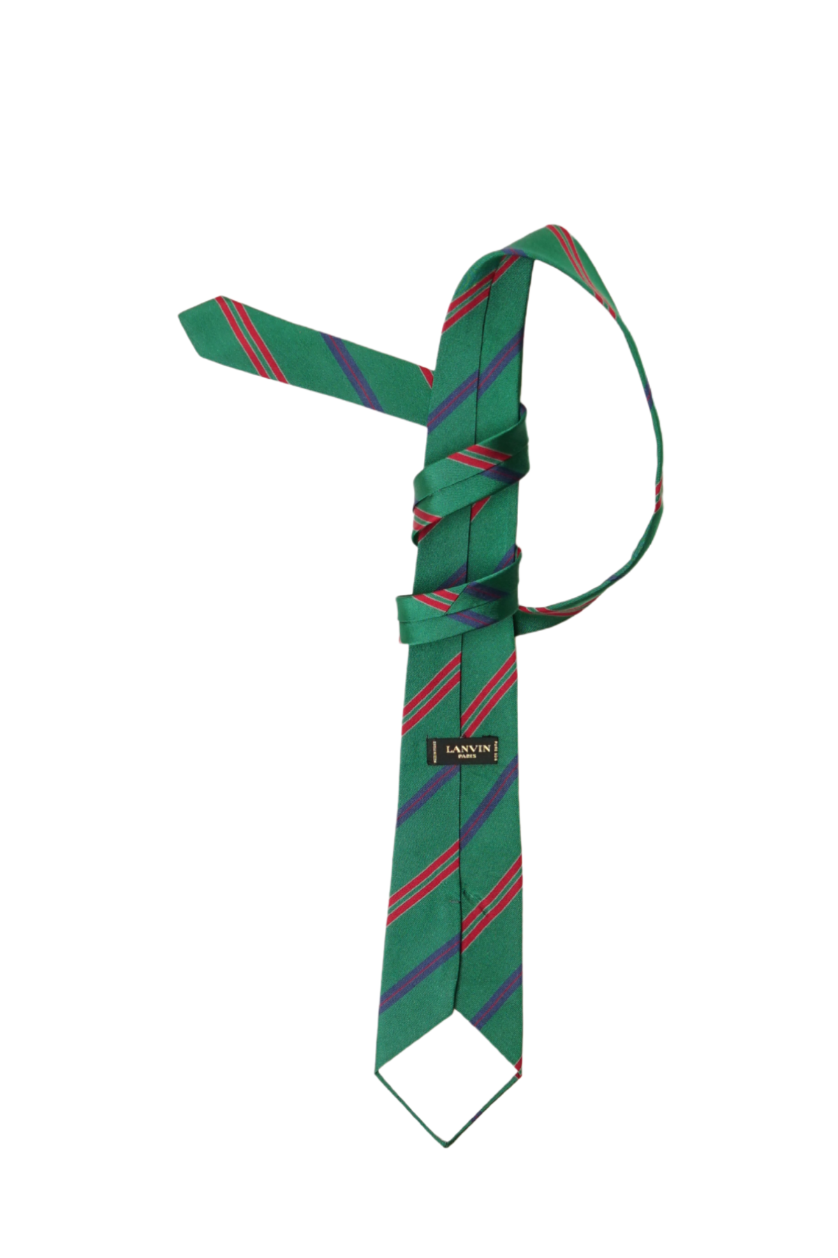 VINTAGE TIE | lanvin green stripe