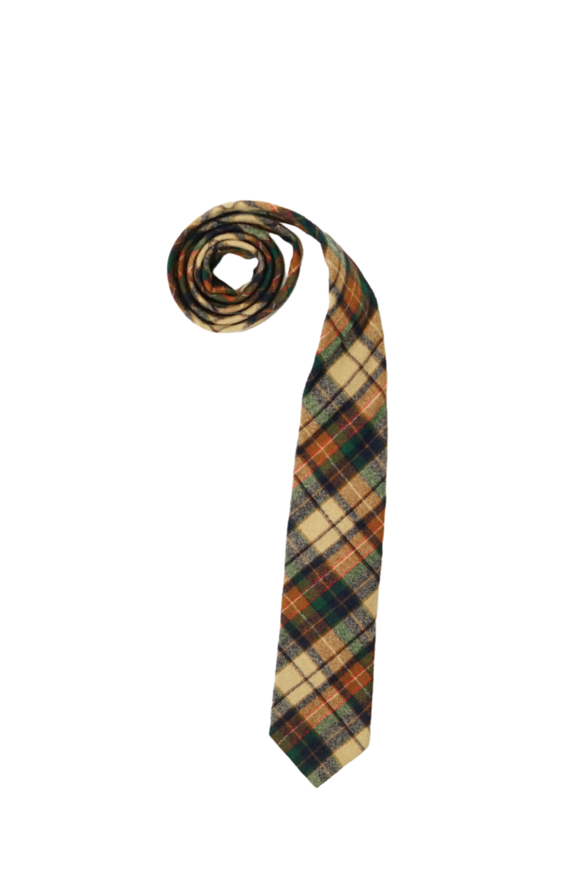 VINTAGE TIE | pendelton brown plaid