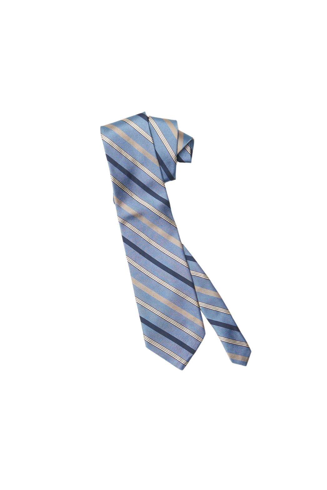 VINTAGE TIE | baby blue stripe