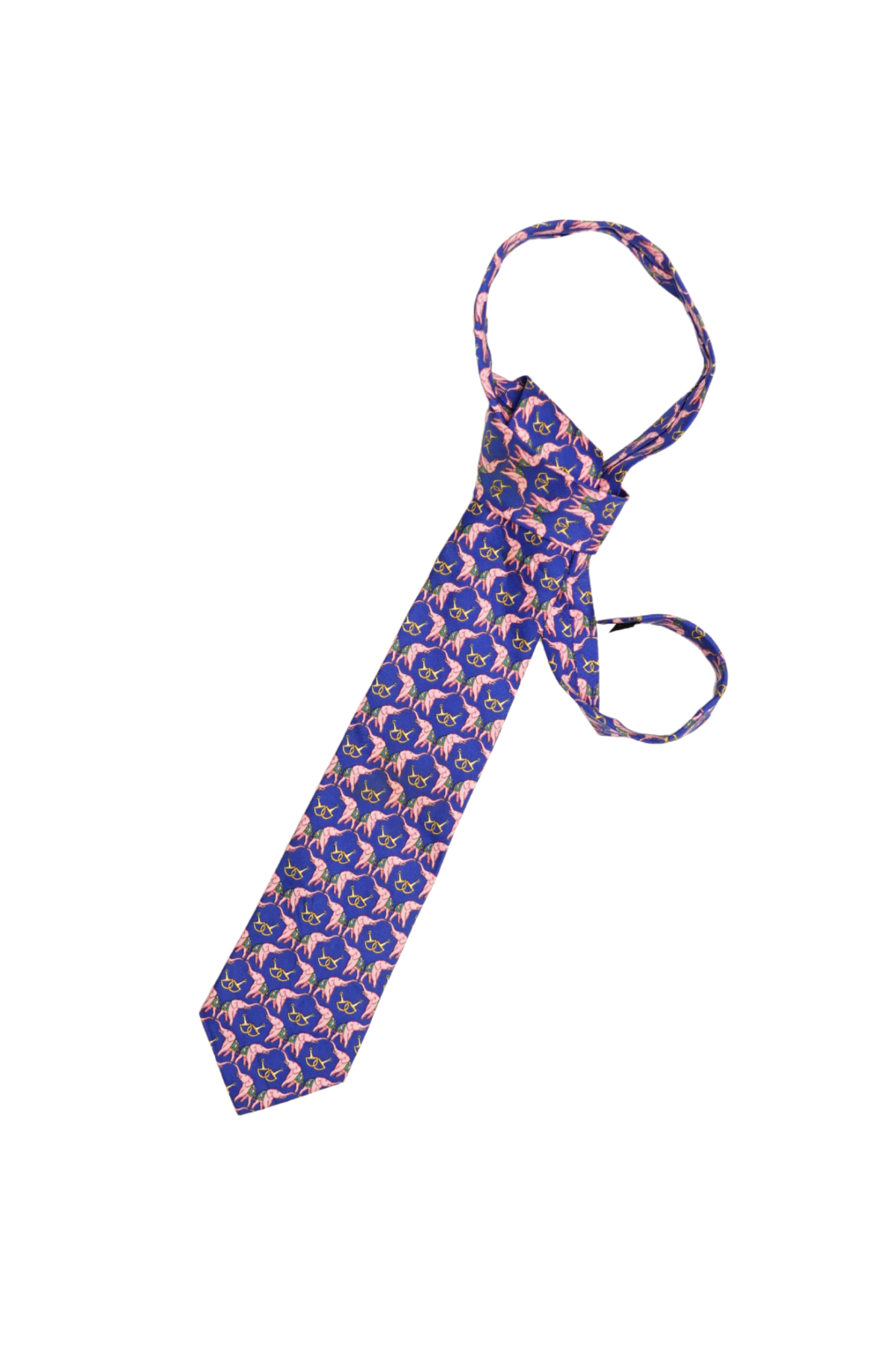 VINTAGE TIE | pink elephants