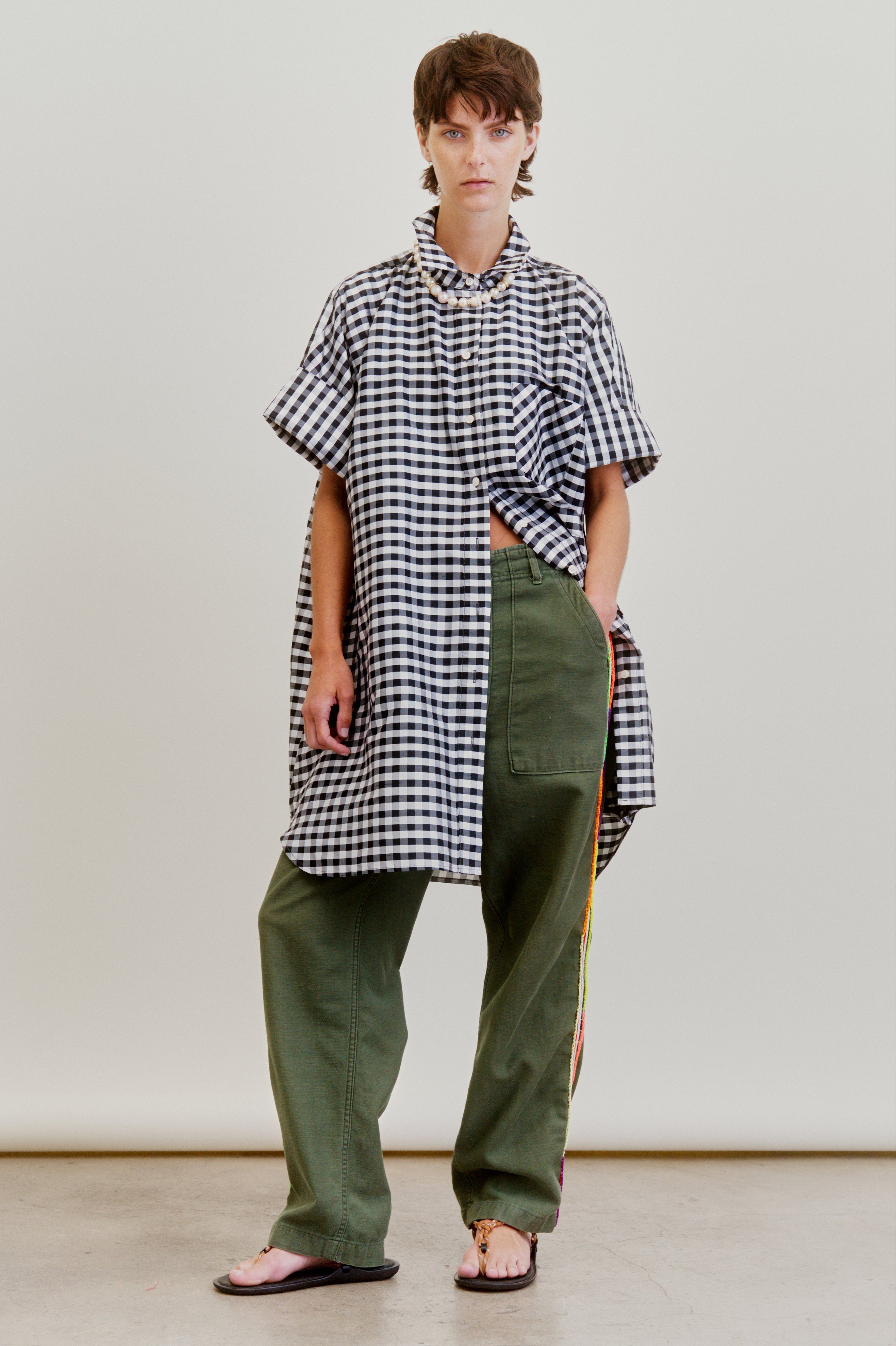 BELLINI DRESS | gingham taffeta