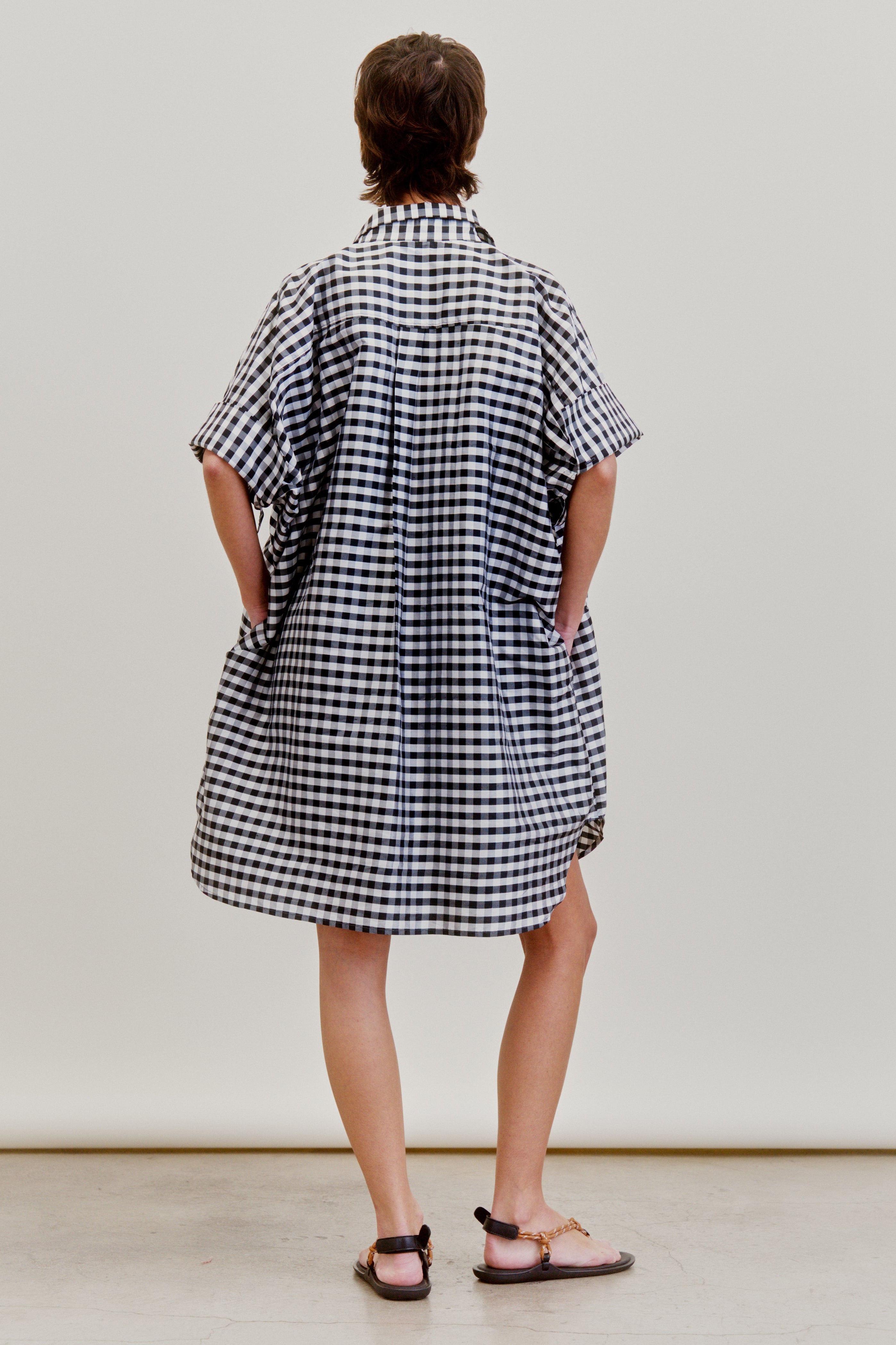 BELLINI DRESS | gingham taffeta