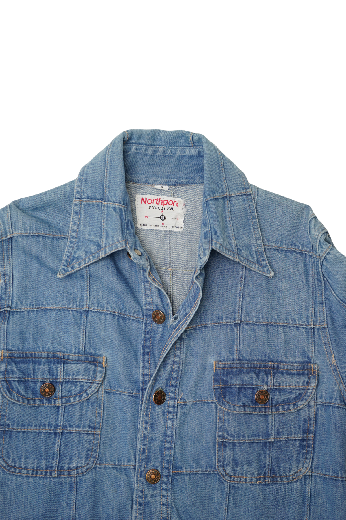 VINTAGE JACKET | levi's denim patchwork shirt jacket