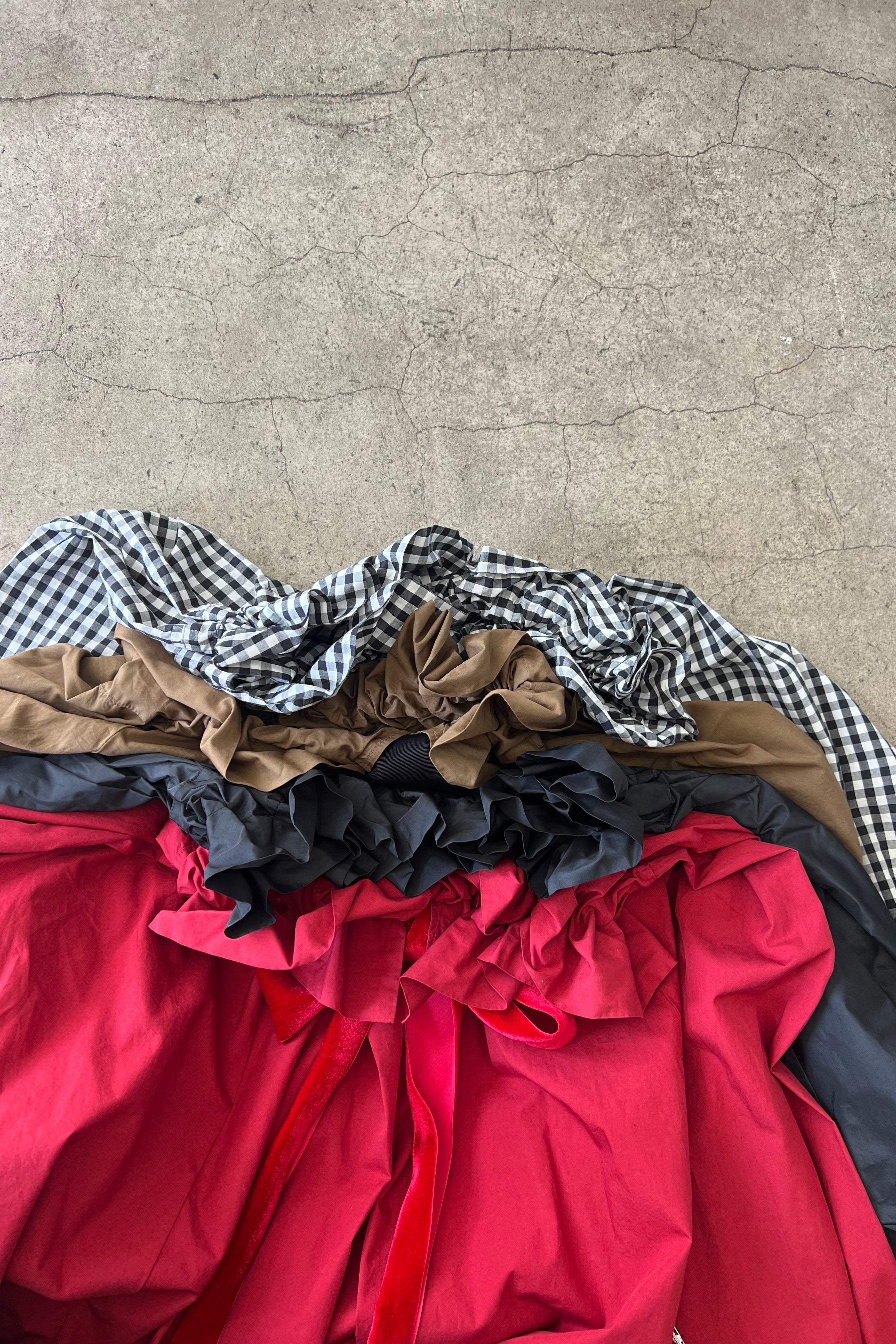 BEAUTIFUL MESS | black taffeta