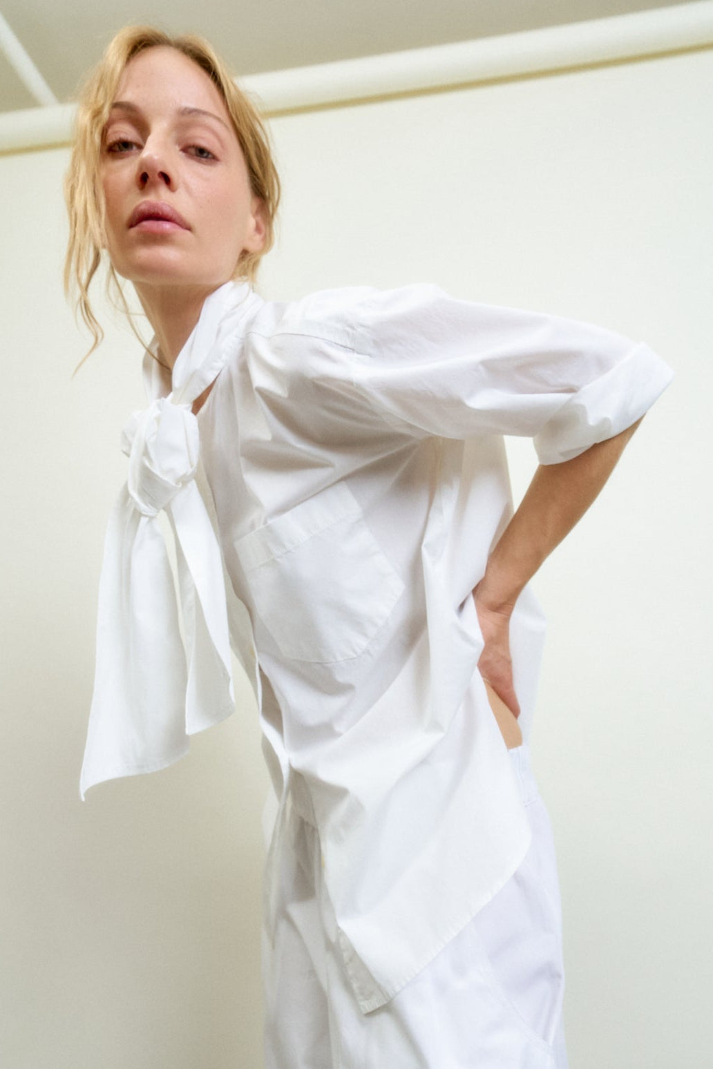 DEAR POLLY | white poplin