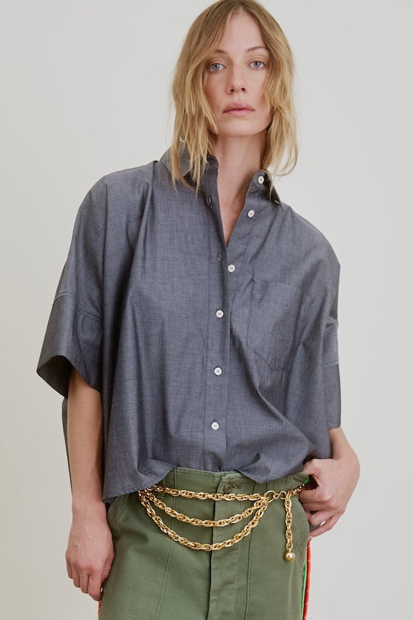 VESPER | grey chambray