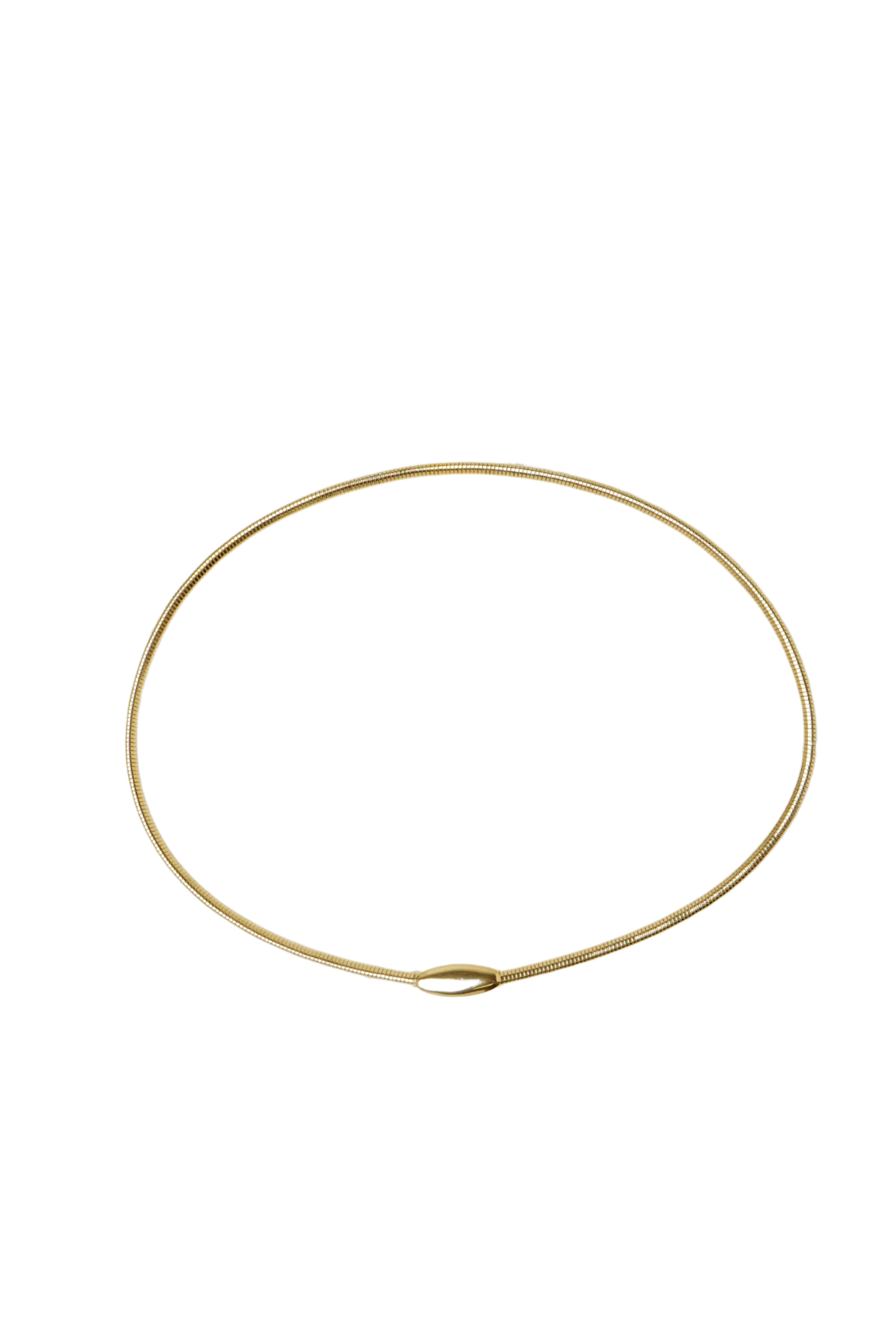 CHAIN BELT | thin serpentine w/ oval clasp