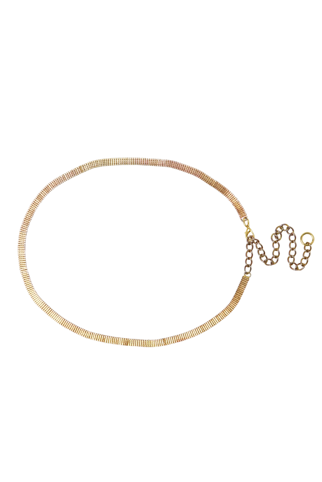 CHAIN BELT | flat serpentine style