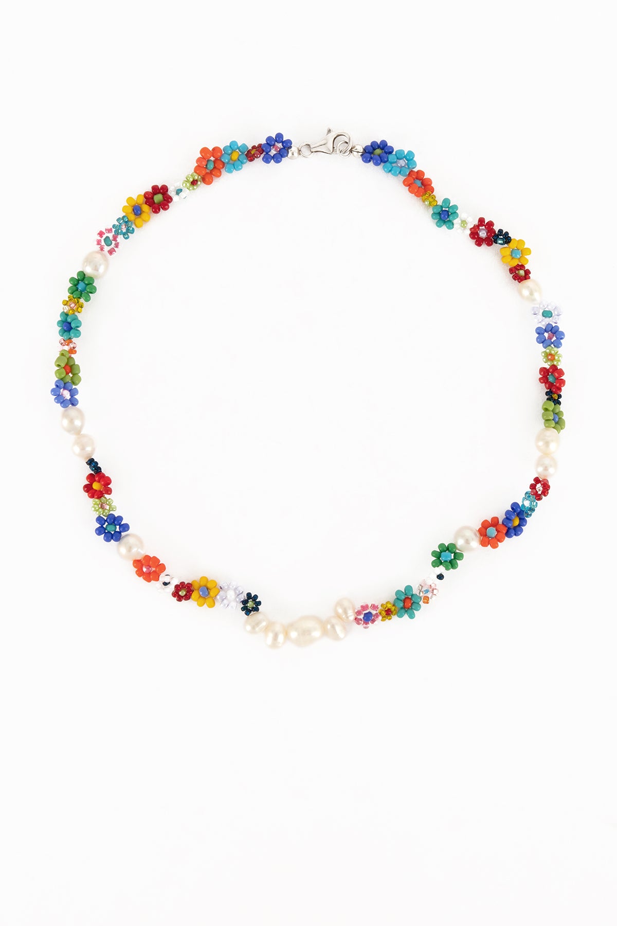 Surfing_Cowgirl_Pearl_Glass_bead_ Choker_ Neckllace
