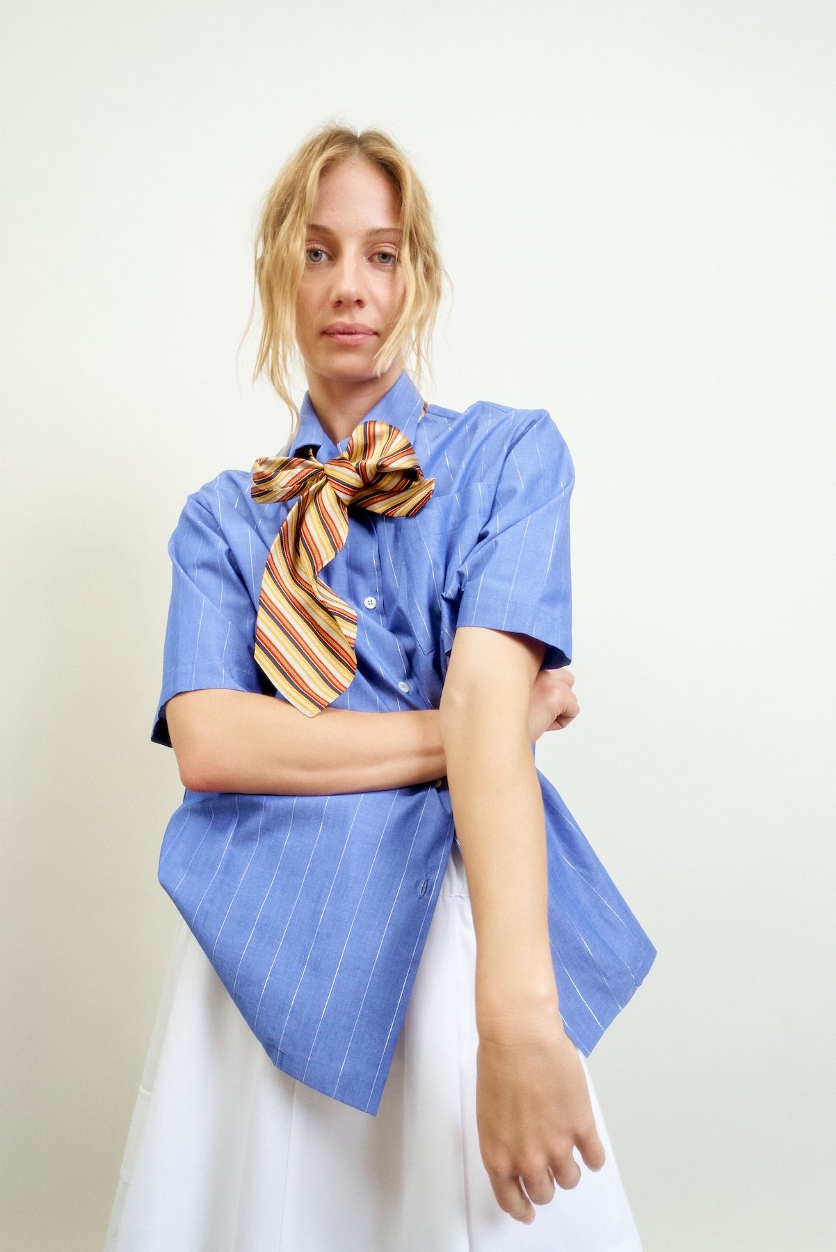 LE CAMP | french blue metallic stripe