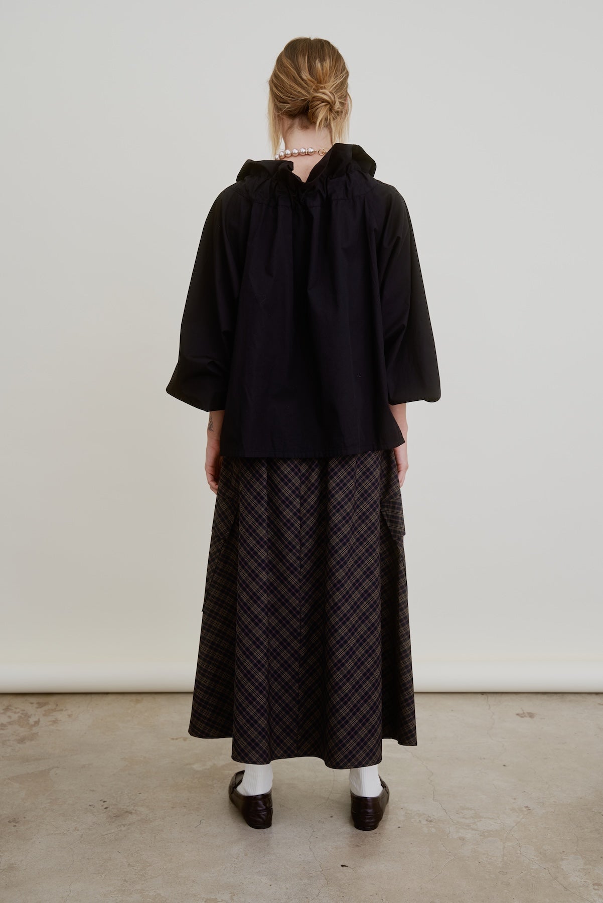 LE CARGO | PLAID BLACK/BRN