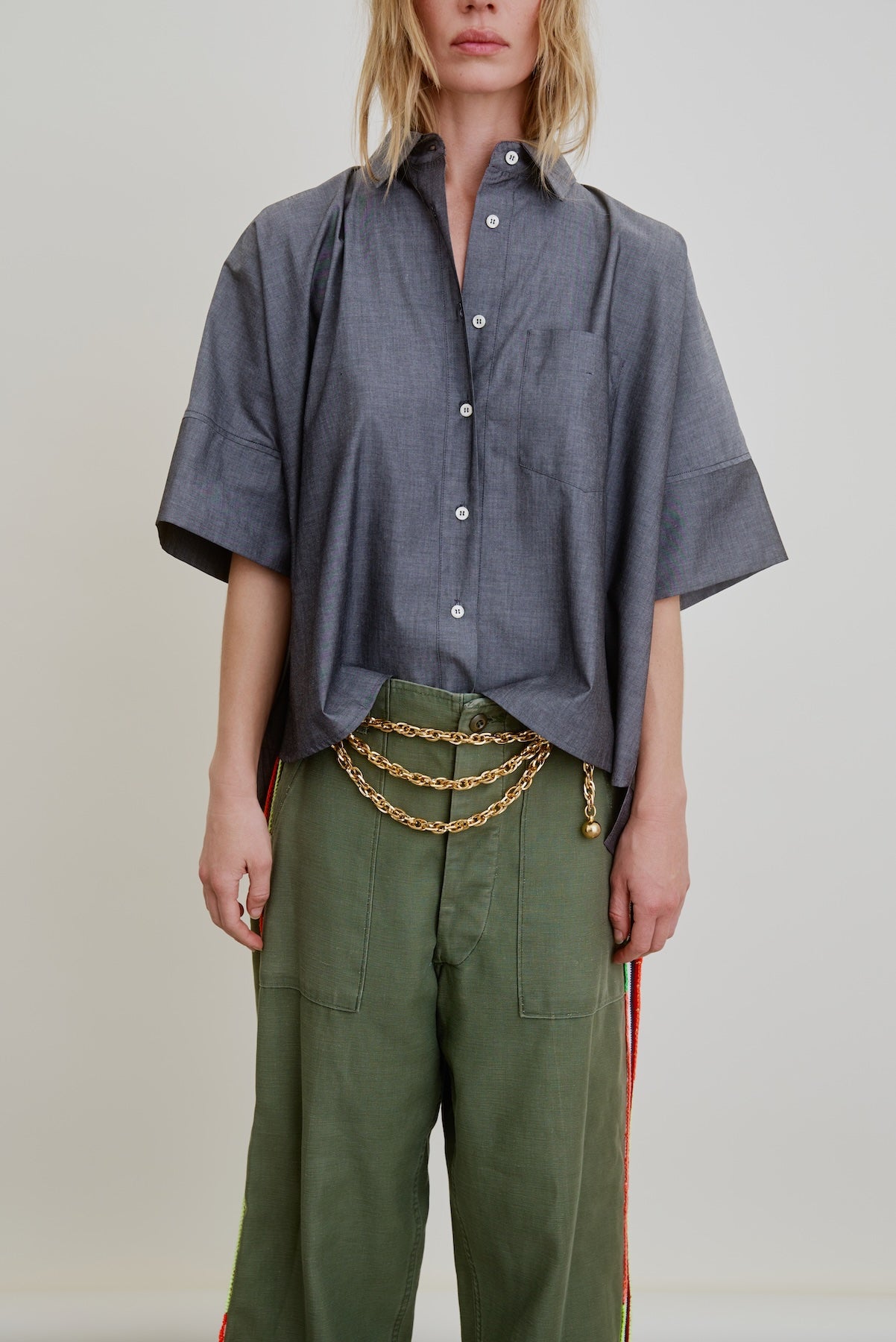 VESPER | grey chambray