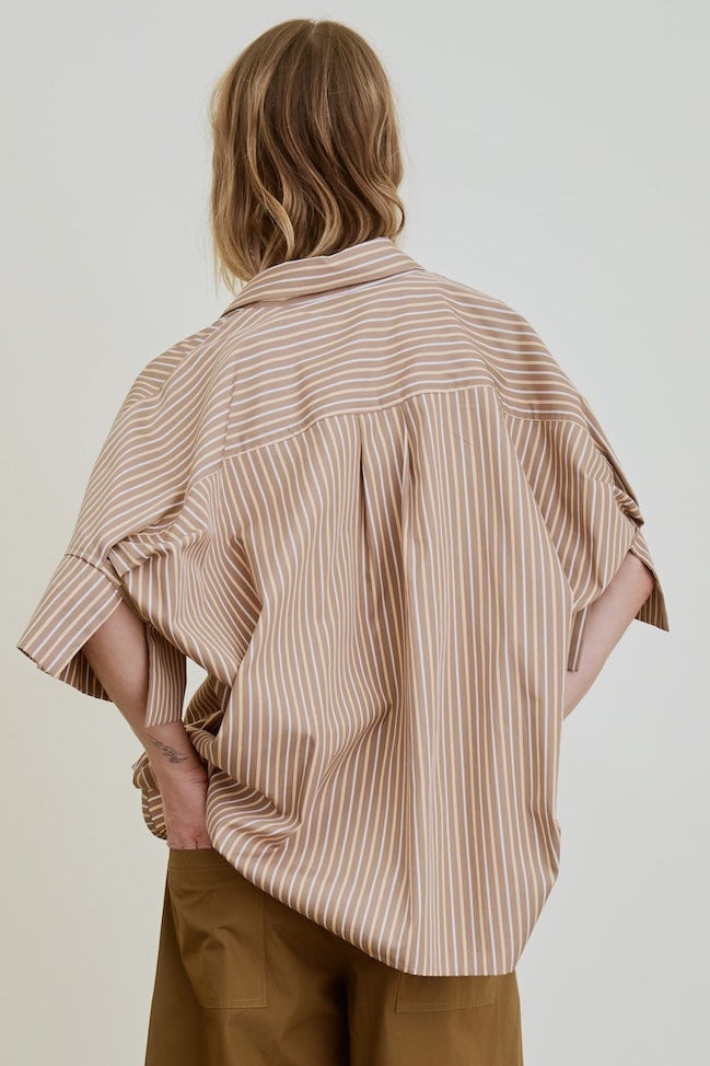 VESPER  | cocoa stripe