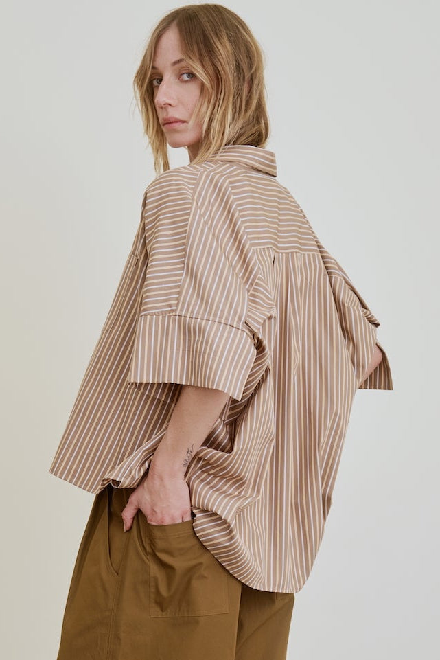 VESPER  | cocoa stripe