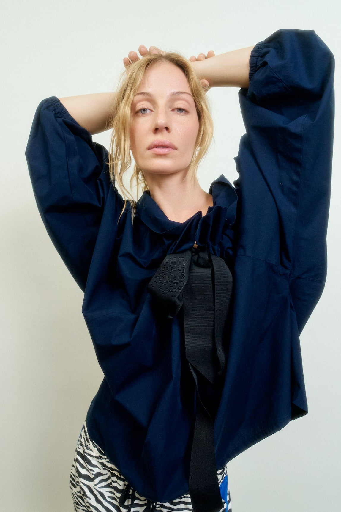 BEAUTIFUL MESS | navy poplin