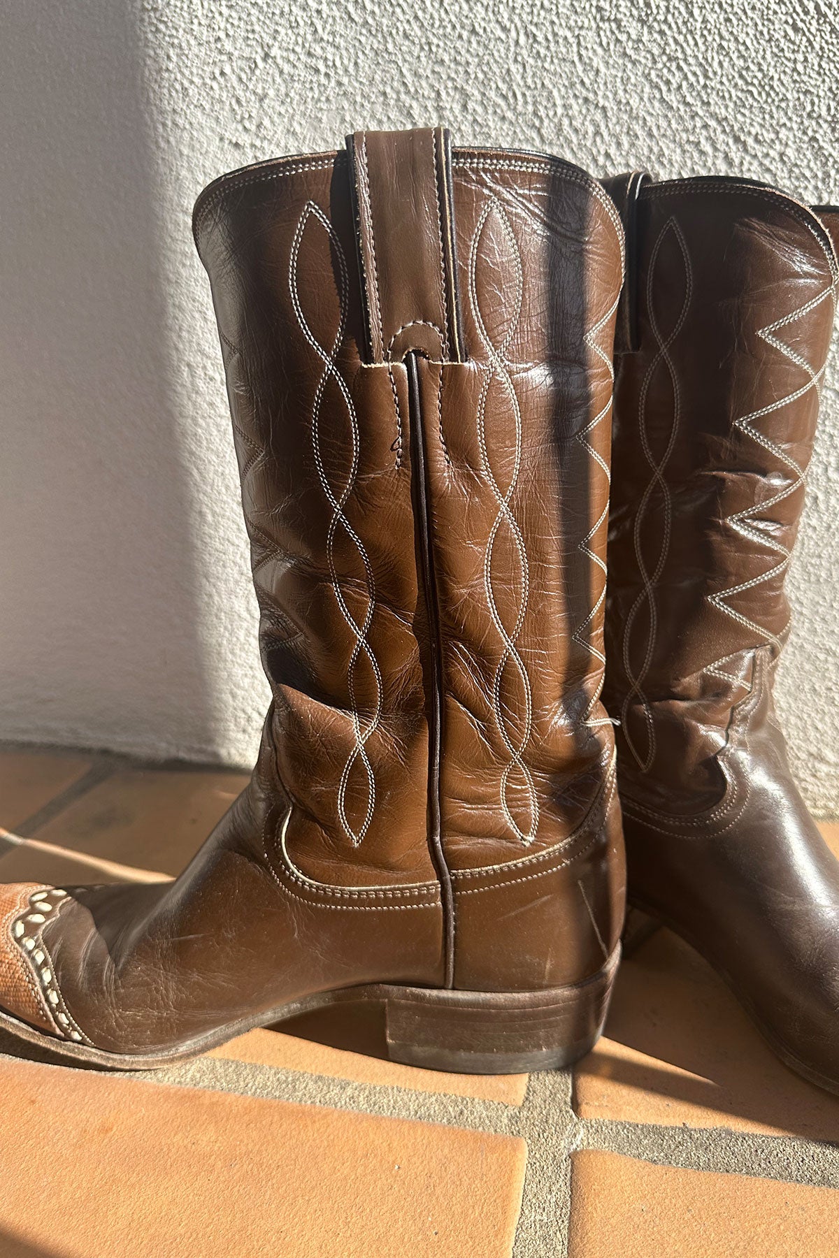 VINTAGE TONY LAMA COWBOY BOOTS | emilia teju w/ lizard toe