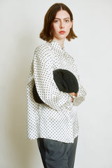 VIVI | cream w/ black polkadot