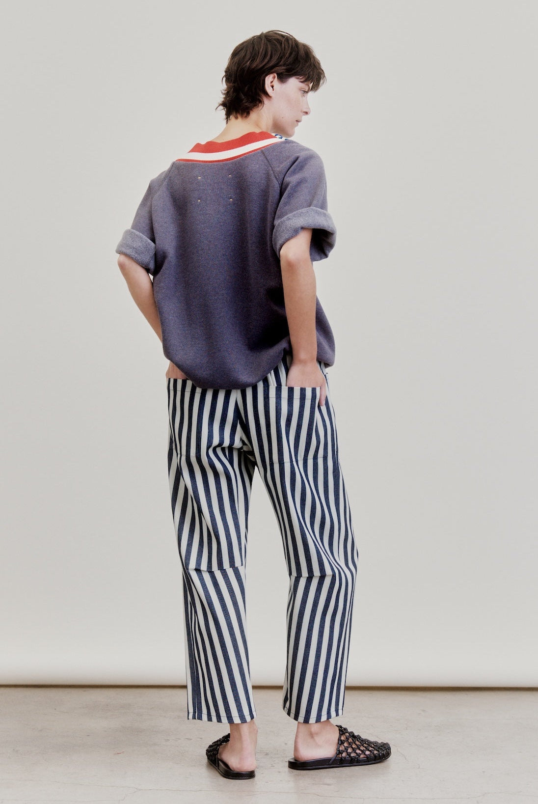 MARTINI PANT | denim stripe