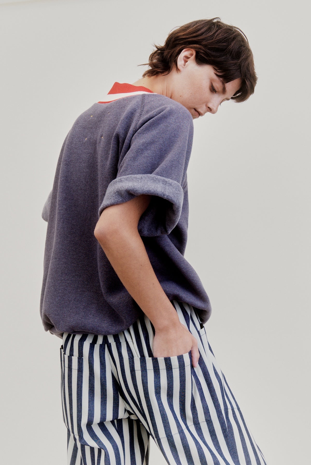 MARTINI PANT | denim stripe