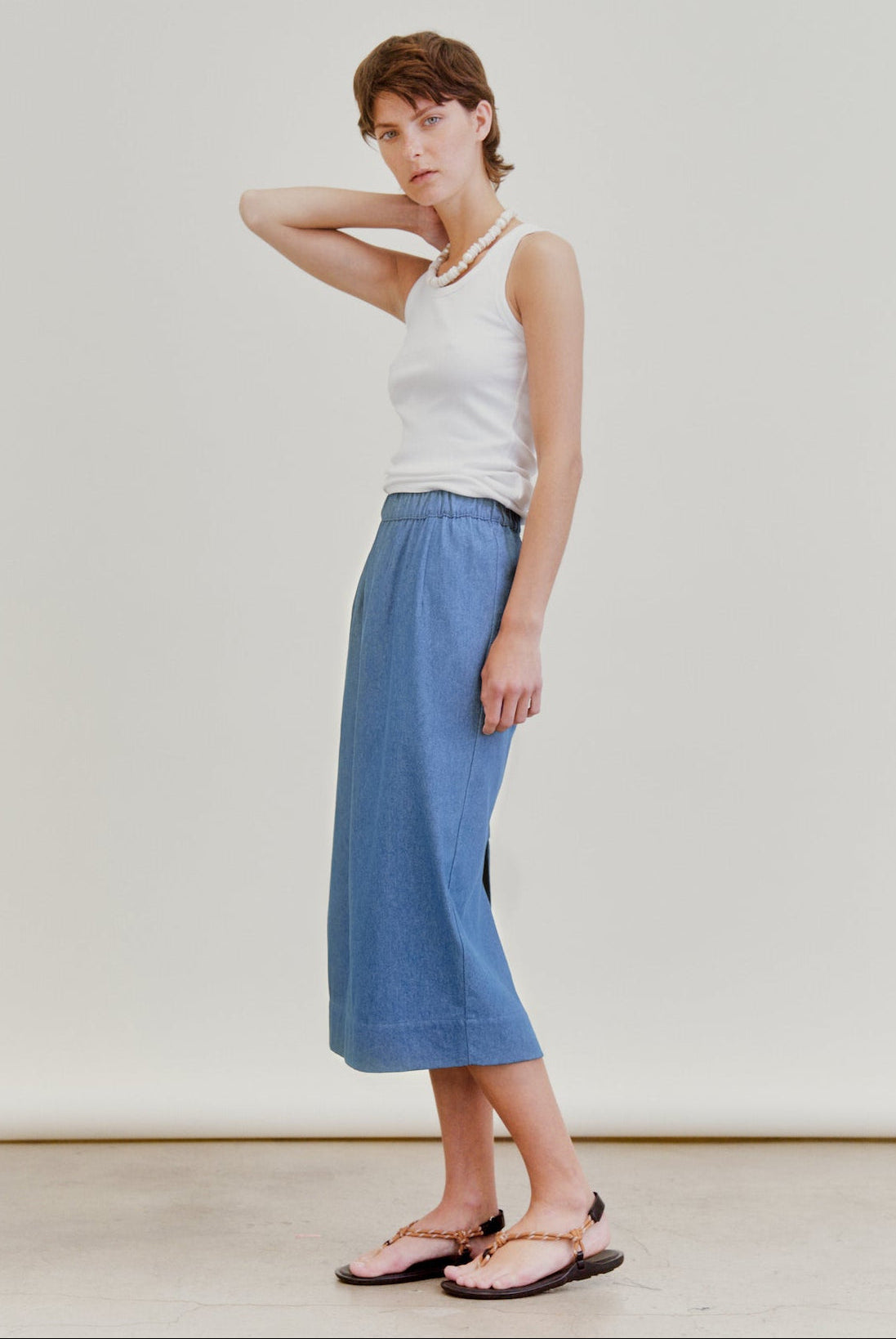LE PENCIL | washed denim