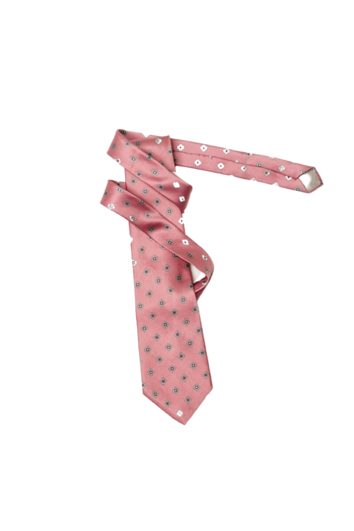 VINTAGE TIE | dior pink diamond floral