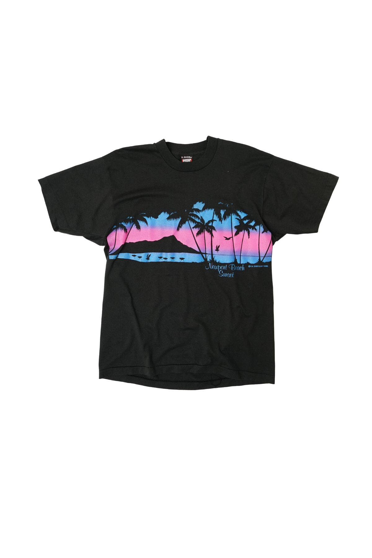 VINTAGE TEE | newport beach sunset
