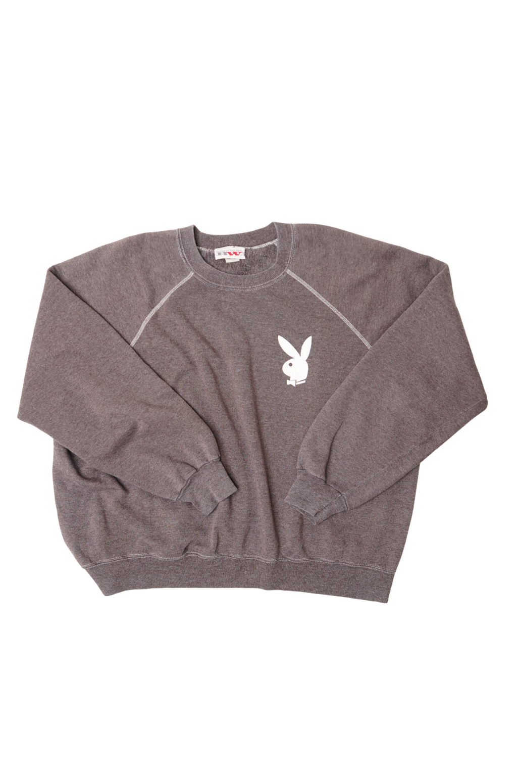 VINTAGE SWEATSHIRT| playboy washed brown