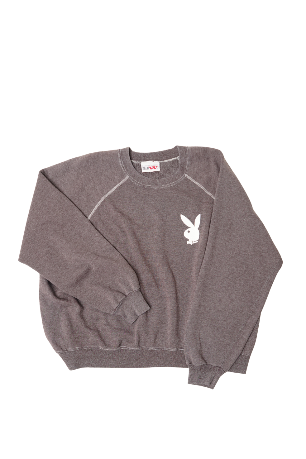 VINTAGE SWEATSHIRT| playboy washed brown