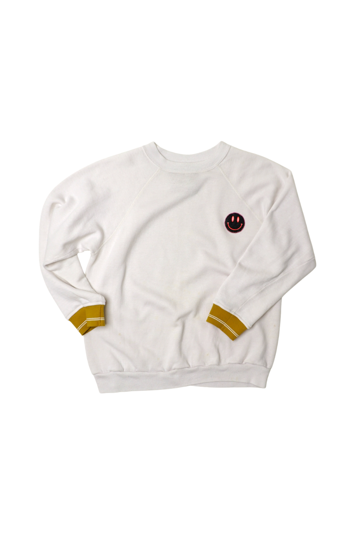 SAMY | vintage white smiley