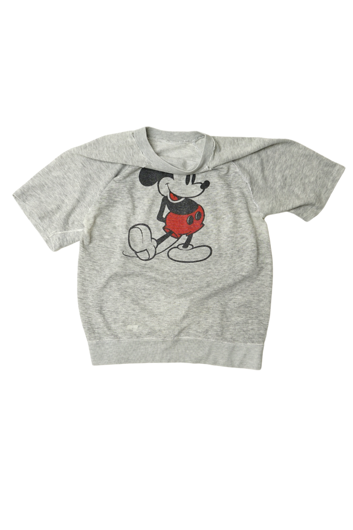 VINTAGE SWEATSHIRT | Short Sleeve Mickey Mouse