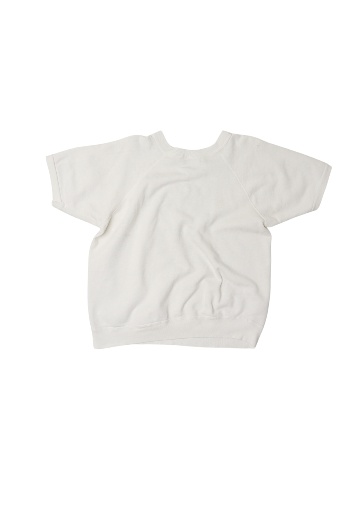 VINTAGE SWEATSHIRT | short sleeve mickey mouse white