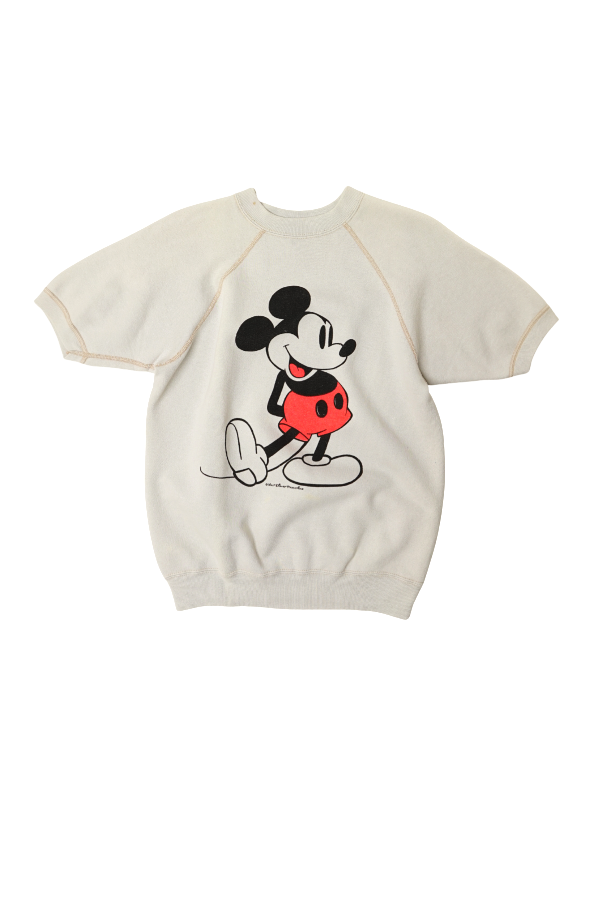 VINTAGE SWEATSHIRT | short sleeve mickey mouse