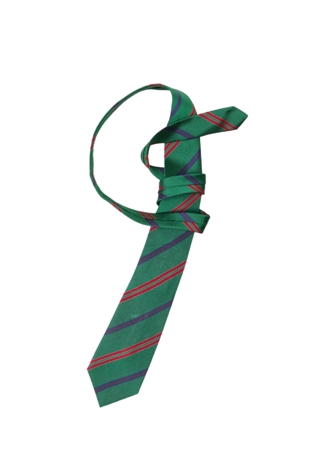 VINTAGE TIE | lanvin green stripe