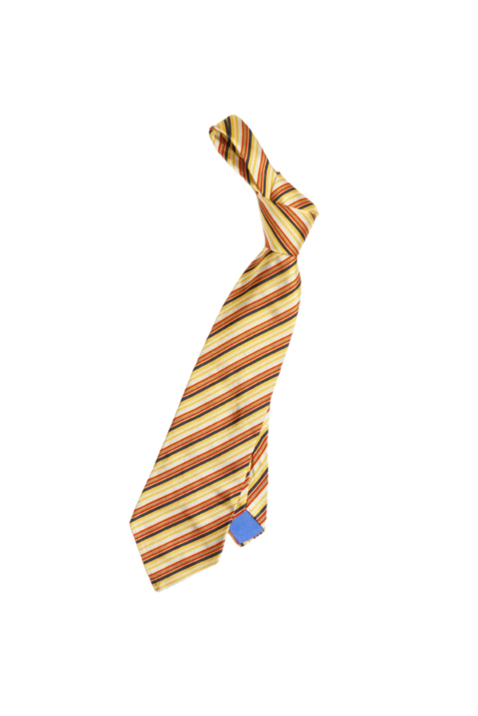 VINTAGE TIE | lanvin yellow stripe