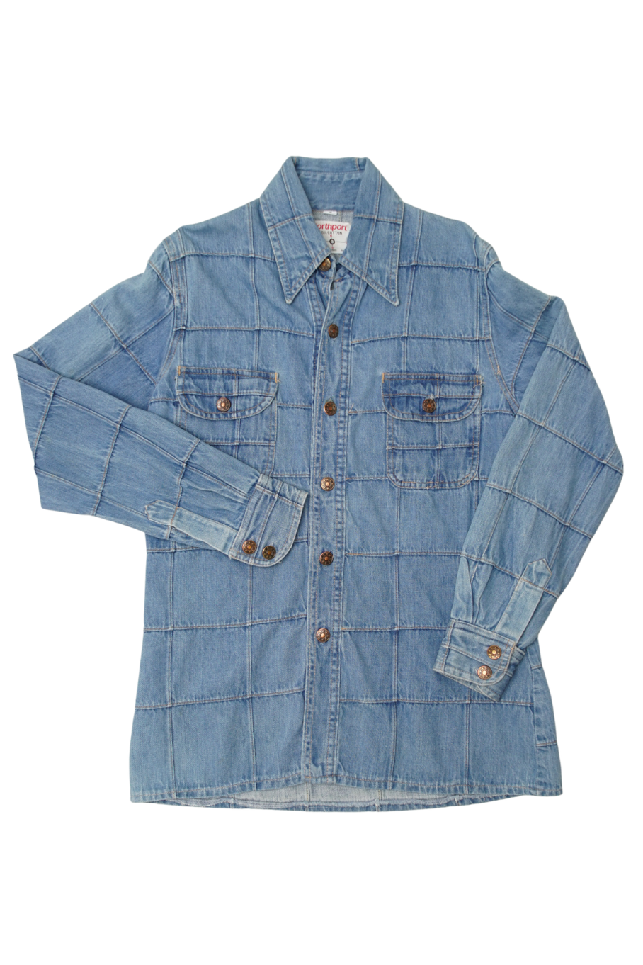 VINTAGE JACKET | levi's denim patchwork shirt jacket