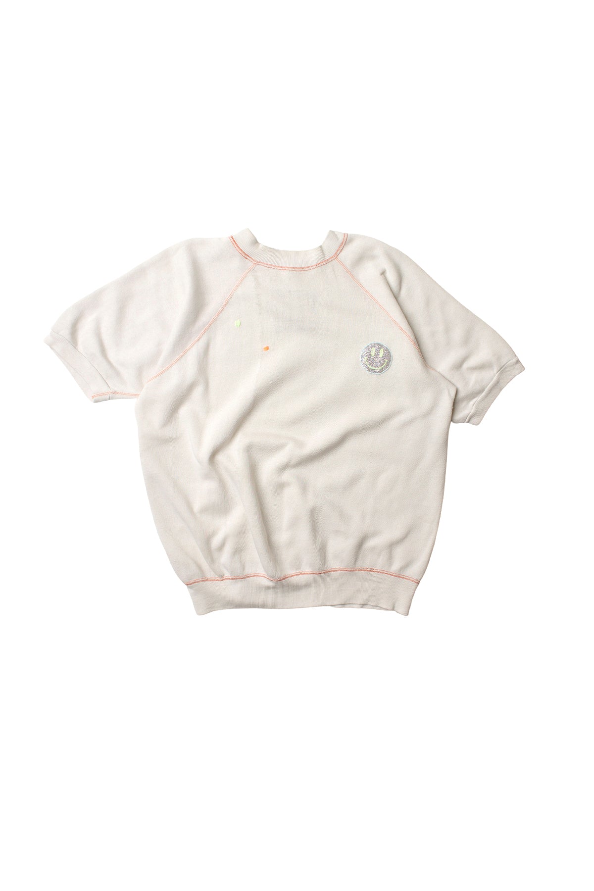 LEXI | vintage white smiley