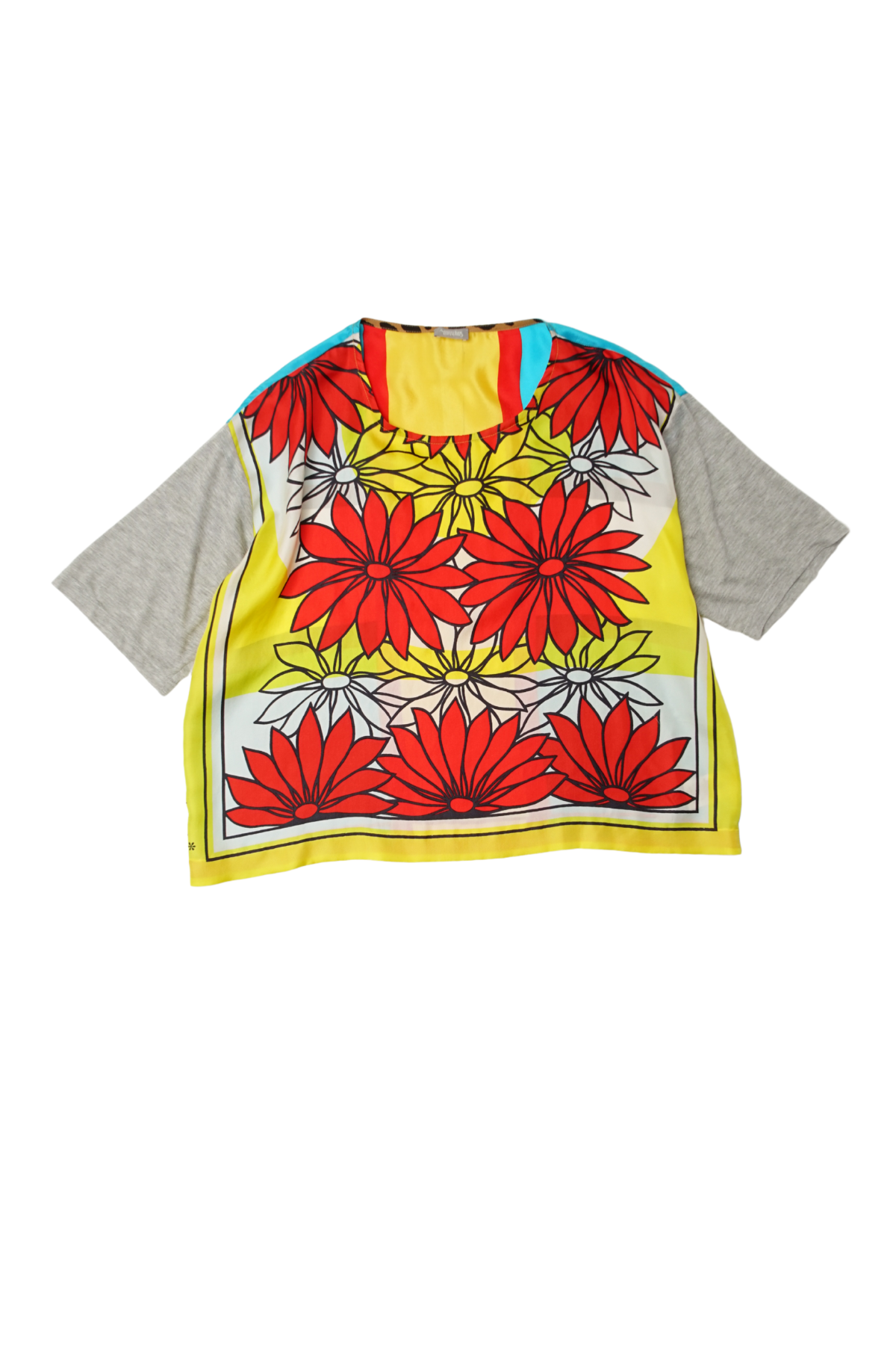 LEWIS | vintage floral scarf t shirt