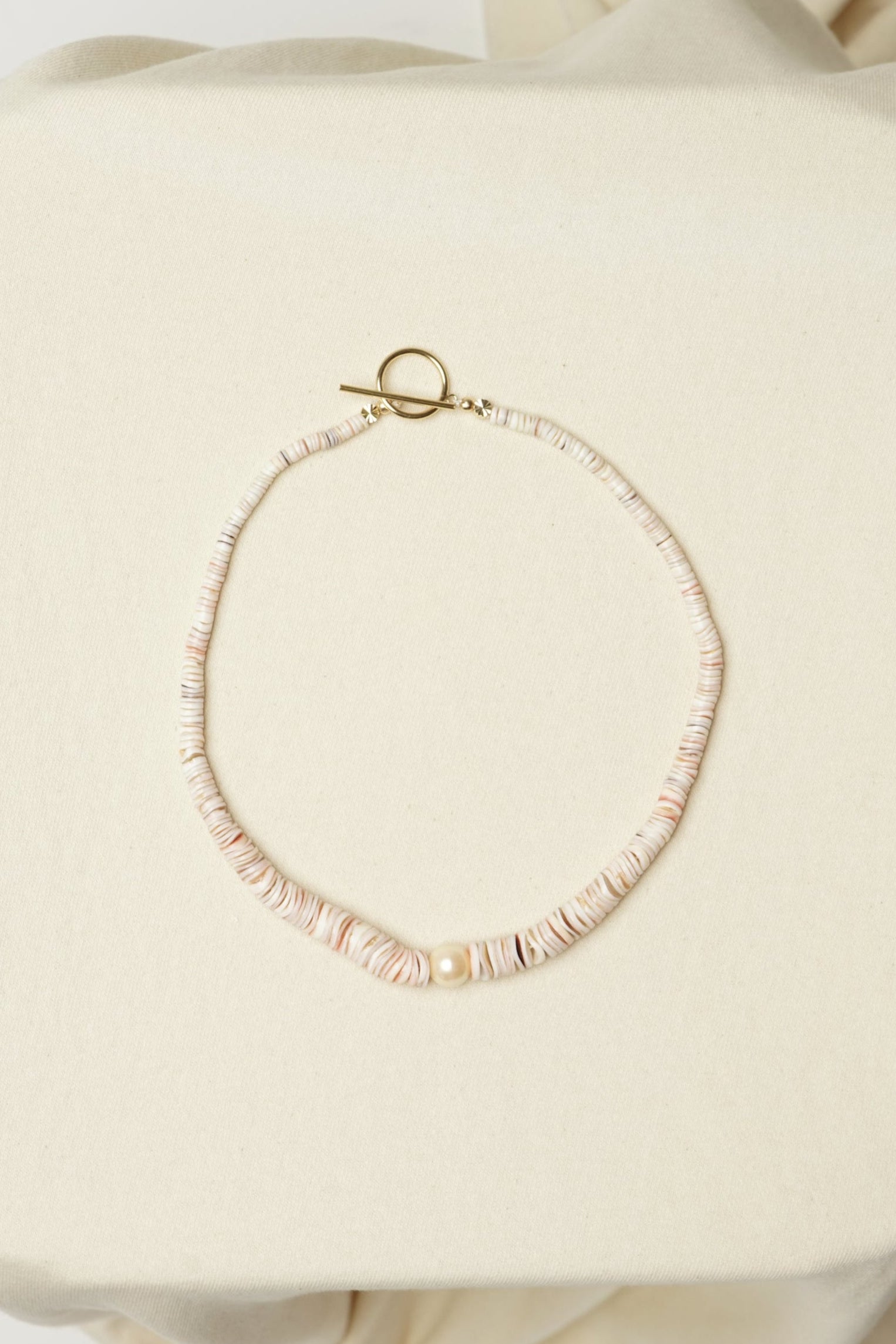 CHOKER | RARE pink heishi shells