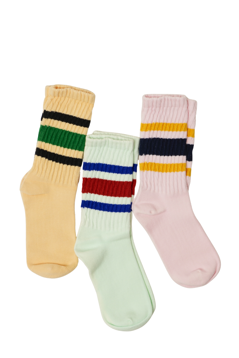 STRIPE CREW SOCKS | collegiate set