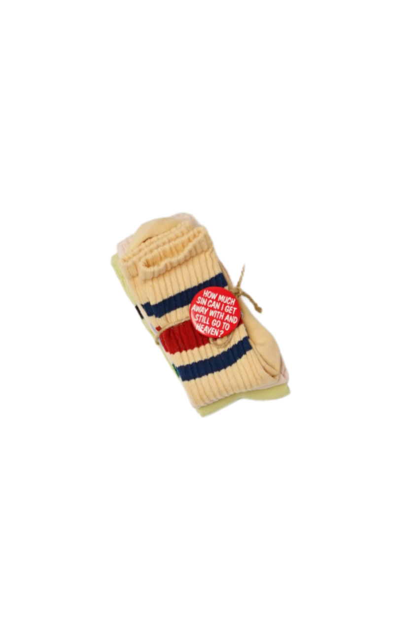 STRIPE CREW SOCKS | 3 pack